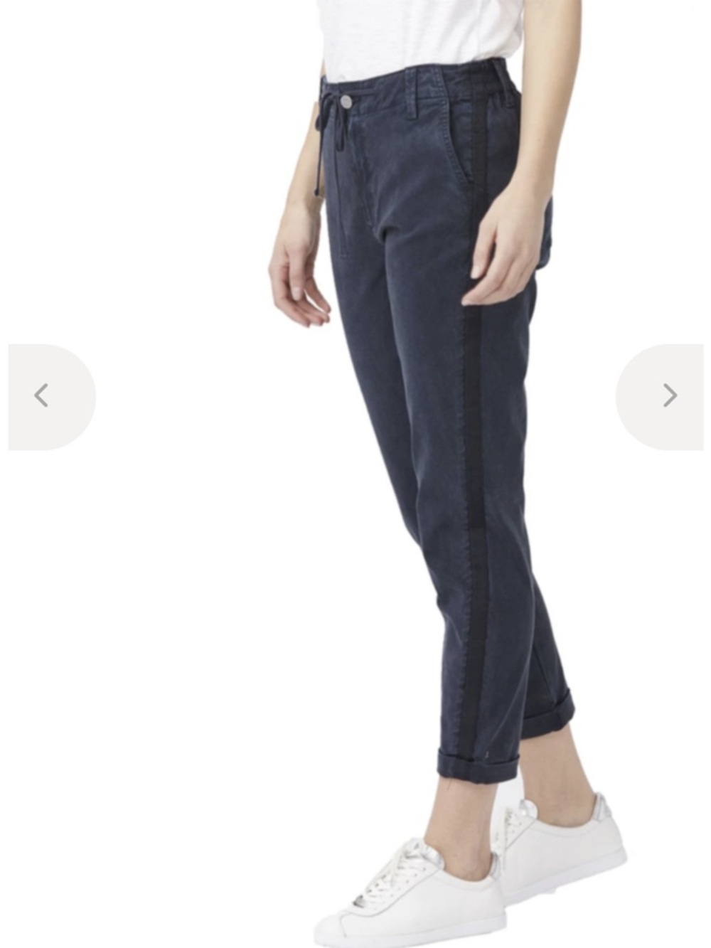 PAIGE Christy Denim Drawstring Pants